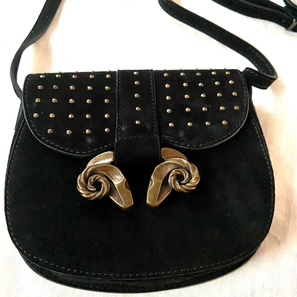 Derek Lam. Gift  🎁 for holidays!!!  classic,  suede crossbody, vintage look!!